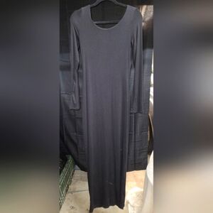 EUC Fashion Nova Classic Black Long Sleeve Dress